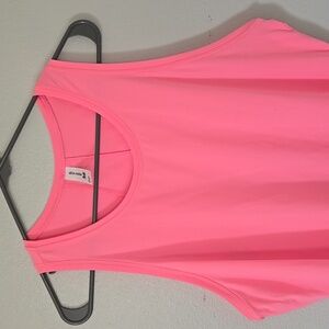 All In Motion | Bright Pink Racerback Tank Size Large